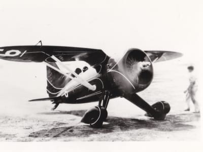 Hall Bulldog at Cleveland OH with Bob Hall, right front view